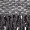 imageDII Stone Stripe Homespun Throw 50x60 with 25quot FringeGray