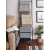 imageDII Stone Stripe Homespun Throw 50x60 with 25quot FringeGray