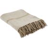 imageDII Stone Stripe Homespun Throw 50x60 with 25quot FringeStone