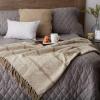 imageDII Stone Stripe Homespun Throw 50x60 with 25quot FringeStone