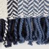 imageDII Striped Throw Collection Herringbone 50x60 NavyNavy
