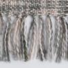 imageDII Textured Modern Varigated Acrylic Woven Throw 50x60Inch Black ampamp WhiteGray
