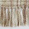 imageDII Textured Modern Varigated Acrylic Woven Throw 50x60Inch Black ampamp WhiteStone