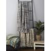 imageDII Textured Modern Varigated Acrylic Woven Throw 50x60Inch Black ampamp WhiteTeal