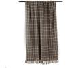 imageDII Transitional Checked Plaid Woven Throw 50x60 Barn RedBrown
