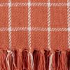 imageDII Transitional Checked Plaid Woven Throw 50x60 Barn RedSpice