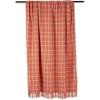 imageDII Transitional Checked Plaid Woven Throw 50x60 Barn RedSpice