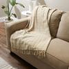 imageDII Transitional Checked Plaid Woven Throw 50x60 Barn RedVintage Linen