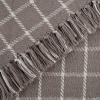 imageDII Transitional Checked Plaid Woven Throw 50x60 GrayGray
