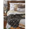 imageDII Urban Geometric Collection Cotton Throw Blanket 50x60 BlackBlack