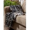 imageDII Urban Geometric Collection Cotton Throw Blanket 50x60 BlackBlack