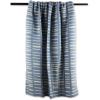 imageDII Urban Geometric Collection Cotton Throw Blanket 50x60 BlackStonewash Blue