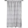 imageDII Zig Zag Throw Collection Statement Blanket 50x60 GrayBlack