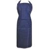 imageProfessional and Commercial Grade Chef Stripe Kitchen Potholders Tango RedNautical Blue