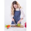 imageProfessional and Commercial Grade Chef Stripe Kitchen Potholders Tango RedNautical Blue