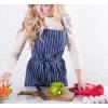 imageProfessional and Commercial Grade Chef Stripe Kitchen Potholders Tango RedNautical Blue