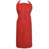 imageProfessional and Commercial Grade Chef Stripe Kitchen Potholders Tango RedTango Red