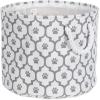 imageBone Dry Pet Storage Collection Lattice Paw Print Medium Round WhiteGray