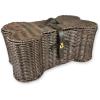 Brown Plastic Wicker