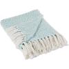 imageDII Diamond Throw Collection Woven Cotton 50x60 CinnamonAqua