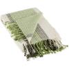 imageDII Striped Throw Collection Herringbone 50x60 NavyAntique Green