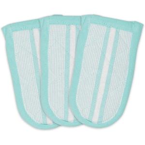 imageDII Double Strip Chef Kitchen Cooking ampamp Baking Collection Pan Handle Set 6x3 Aqua 3 PieceAqua