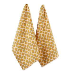imageDII Lattice Basics Collection Kitchen Essentials Pan Handle Set Nautical Blue 3 PieceHoney Gold