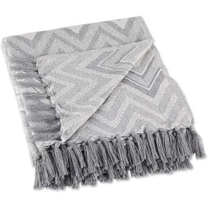 imageDII Zig Zag Throw Collection Statement Blanket 50x60 GrayGray