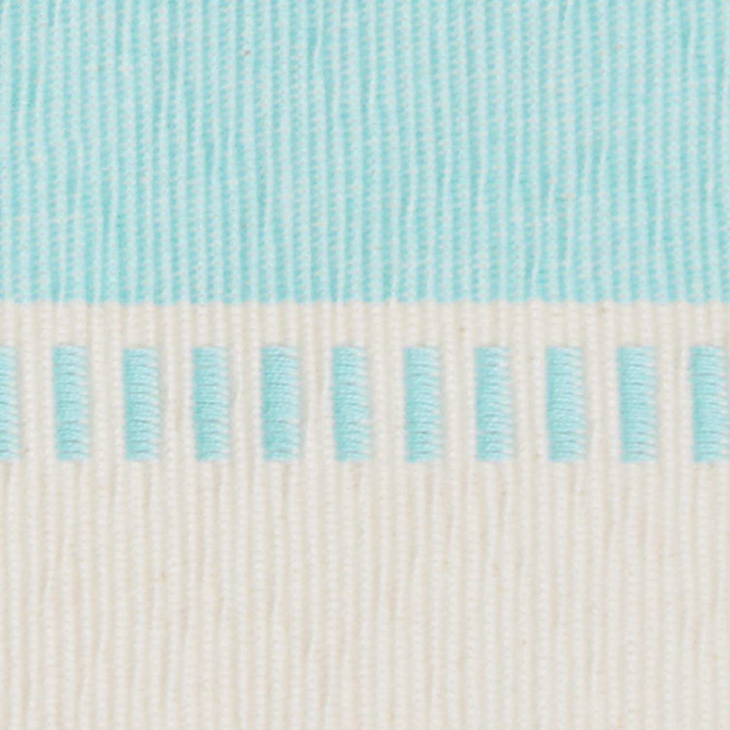 imageDII Dobby Stripe Woven Table Runner 13x108 13x1135 Fringe Included Mineral GrayAqua