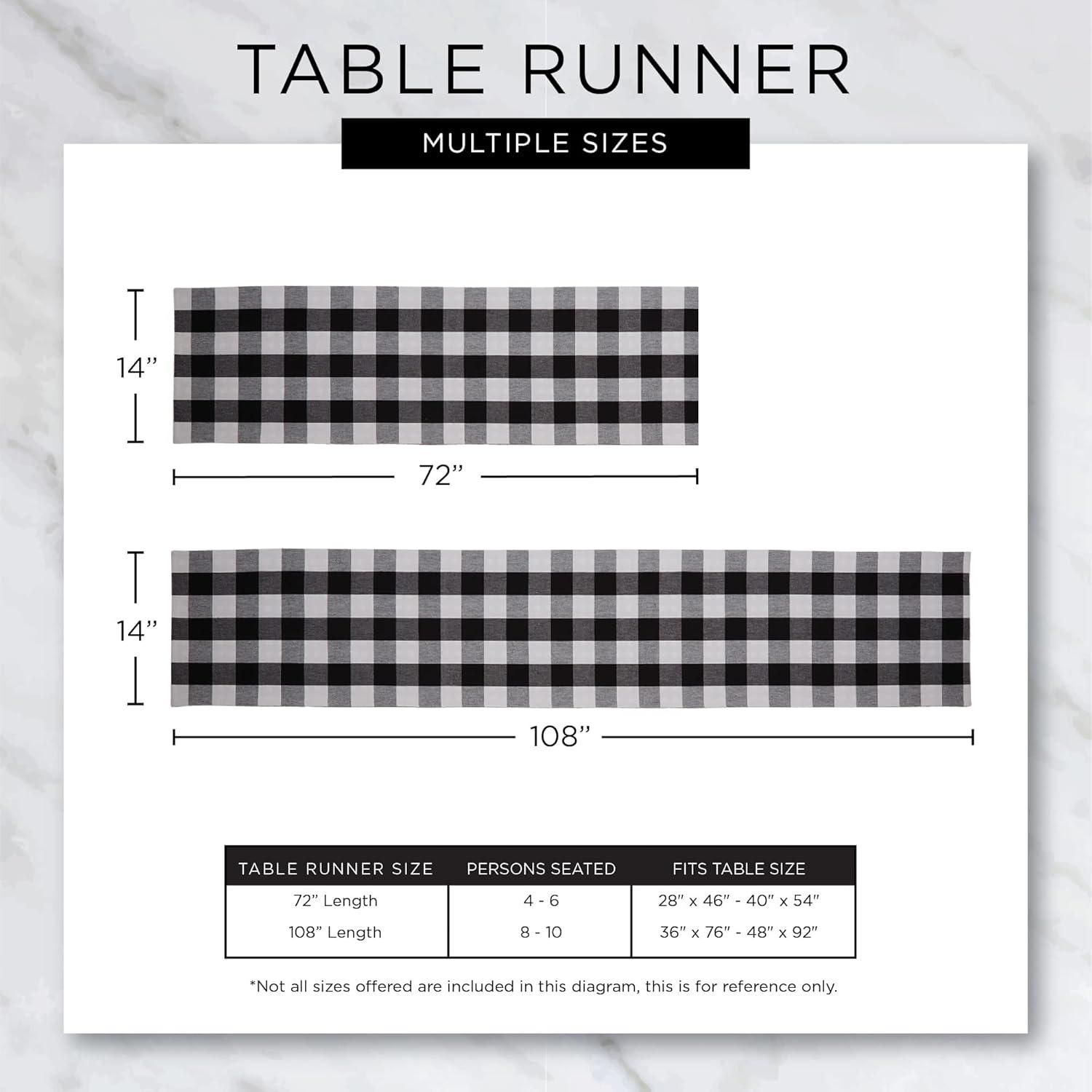 imageDII Dobby Stripe Woven Table Runner 13x108 13x1135 Fringe Included Mineral GrayBlack