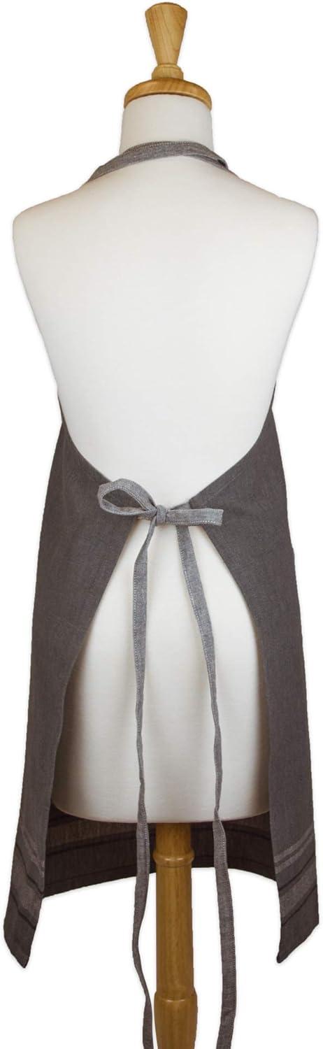imageDII French Stripe Kitchen Collection Chambray Gray Chef Apron