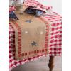 imageDII 5941 14x74quot JuteBurlap Table Runner 4th of July  Perfect for Independence Day July 4th Party Summer BBQ and Outdoor Picnics4th of July Jute