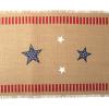 imageDII 5941 14x74quot JuteBurlap Table Runner 4th of July  Perfect for Independence Day July 4th Party Summer BBQ and Outdoor Picnics4th of July Jute