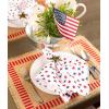 imageDII 5941 14x74quot JuteBurlap Table Runner 4th of July  Perfect for Independence Day July 4th Party Summer BBQ and Outdoor PicnicsPatriotic Jute