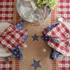 imageDII 5941 14x74quot JuteBurlap Table Runner 4th of July  Perfect for Independence Day July 4th Party Summer BBQ and Outdoor PicnicsPatriotic Jute