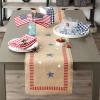 imageDII 5941 14x74quot JuteBurlap Table Runner 4th of July  Perfect for Independence Day July 4th Party Summer BBQ and Outdoor PicnicsPatriotic Jute