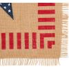 imageDII 5941 14x74quot JuteBurlap Table Runner 4th of July  Perfect for Independence Day July 4th Party Summer BBQ and Outdoor PicnicsPatriotic Jute