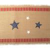 imageDII 5941 14x74quot JuteBurlap Table Runner 4th of July  Perfect for Independence Day July 4th Party Summer BBQ and Outdoor PicnicsPatriotic Jute