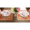imageDII 5941 14x74quot JuteBurlap Table Runner 4th of July  Perfect for Independence Day July 4th Party Summer BBQ and Outdoor PicnicsPatriotic Jute