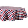 imageDII 5941 14x74quot JuteBurlap Table Runner 4th of July  Perfect for Independence Day July 4th Party Summer BBQ and Outdoor PicnicsRed  White  Blue Check