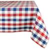 imageDII 5941 14x74quot JuteBurlap Table Runner 4th of July  Perfect for Independence Day July 4th Party Summer BBQ and Outdoor PicnicsRed  White  Blue Check