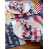 imageDII 5941 14x74quot JuteBurlap Table Runner 4th of July  Perfect for Independence Day July 4th Party Summer BBQ and Outdoor PicnicsRed  White  Blue Check