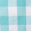 imageDII Checkered Tabletop Collection 100 Cotton Machine Washable Tablecloth 52x52 BlackAqua