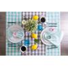 imageDII Checkered Tabletop Collection 100 Cotton Machine Washable Tablecloth 52x52 BlackGrey