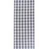 imageDII Checkered Tabletop Collection 100 Cotton Machine Washable Tablecloth 52x52 BlackGrey