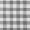 imageDII Checkered Tabletop Collection 100 Cotton Machine Washable Tablecloth 52x52 BlackGrey