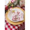 imageDII Checkered Tabletop Collection 100 Cotton Machine Washable Tablecloth 52x52 BlackRed