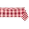 imageDII Checkered Tabletop Collection 100 Cotton Machine Washable Tablecloth 52x52 BlackRed