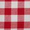 imageDII Checkered Tabletop Collection 100 Cotton Machine Washable Tablecloth 52x52 BlackRed
