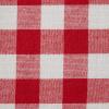 imageDII Checkered Tabletop Collection 100 Cotton Machine Washable Tablecloth 52x52 BlackRed
